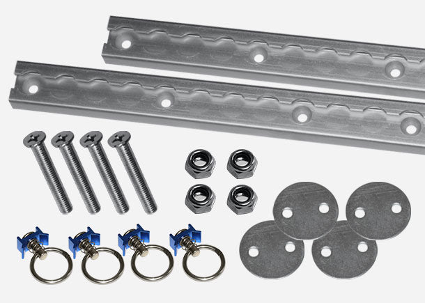 Safeguard 1200mm Anchor Track Twin Pack Ring Set